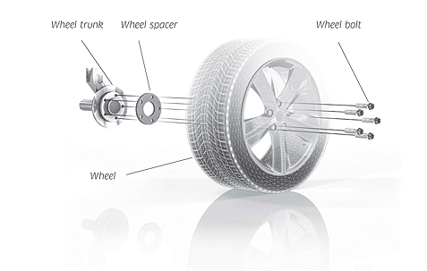 Pro Spacers VW Golf IV 08.97-10.03 5x100 8mm Eibach