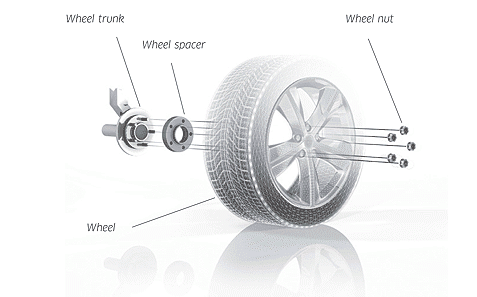 Pro Spacers Toyota Yaris 12.10-.. 4x100 10mm Eibach